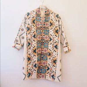 Anthropologie Embroidered Beaded Jacket